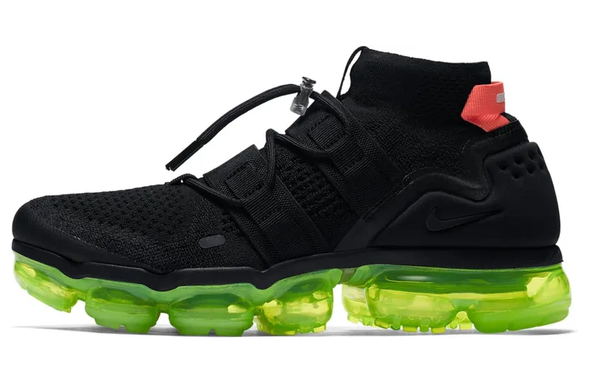 Nike Air VaporMax Utility Black Volt Bright Crimson (AH6834-007)
