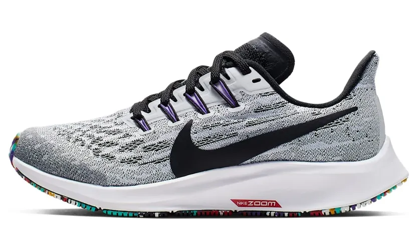 Nike Air Zoom Pegasus 36 White Black Hyper Grape (GS)