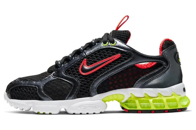 Nike Air Zoom Spiridon Cage 2 Metallic Hematite Track Red Volt (W)