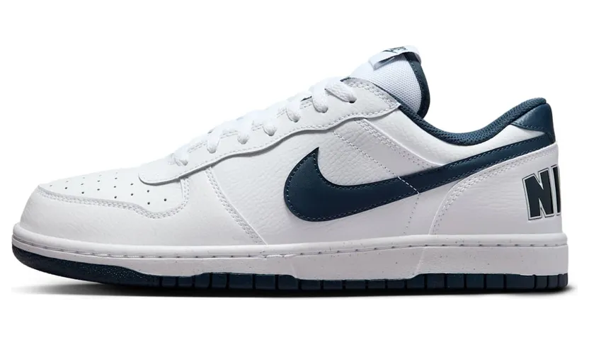Nike Big Nike Low White/Midnight Navy (355152-140)