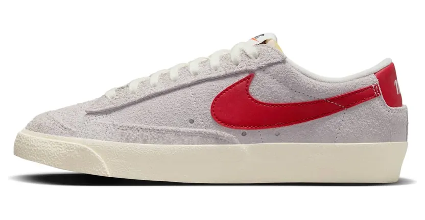 Nike Blazer Low ’77 Vintage Summit White Gym Red Sail Coconut Milk (FQ8060-100)
