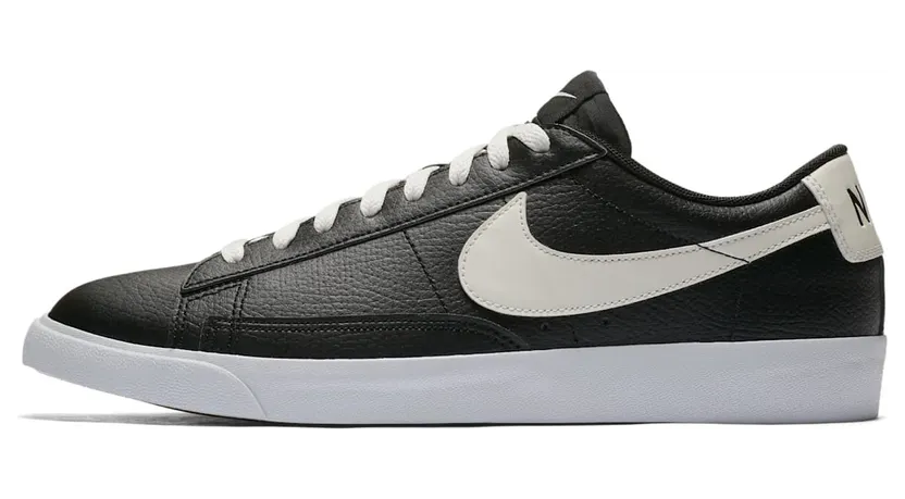 Nike Blazer Low Leather Black Sail (AJ9515-001)