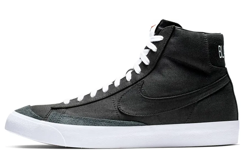 Nike Blazer Mid 77 Vintage Black Canvas (CD8238-001)