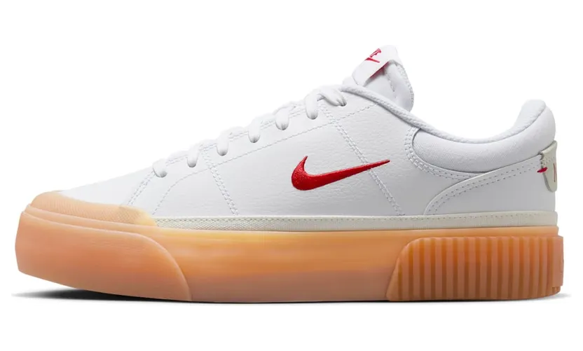Nike Court Legacy Lift White Gum Yellow Sail University Red (FV5526-103)