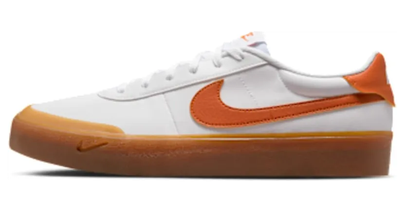 Nike Court Shot White Campfire Orange Gum (FQ8146-115)