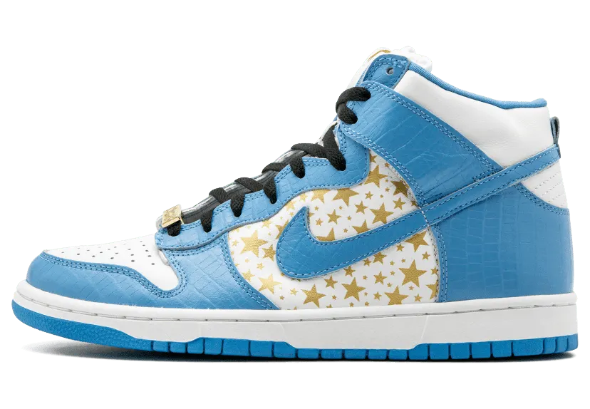 Nike Dunk High Pro SB Supreme Blue Stars (307385-141)