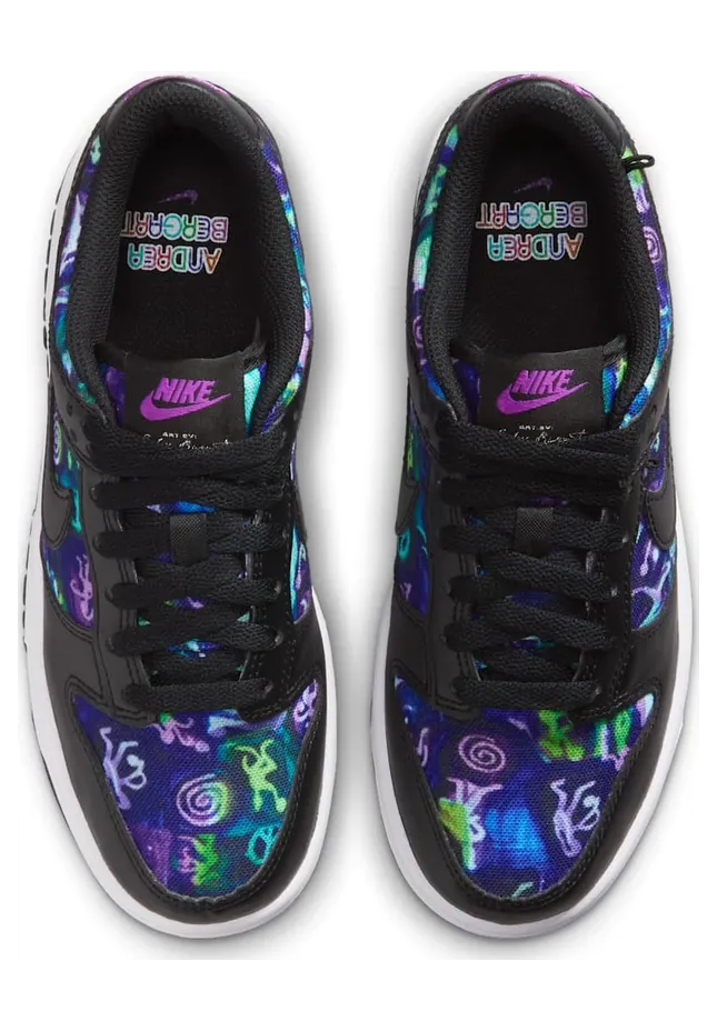 Nike Dunk Low Andrea Bergart GS: künstlerisches Multicolor (4)