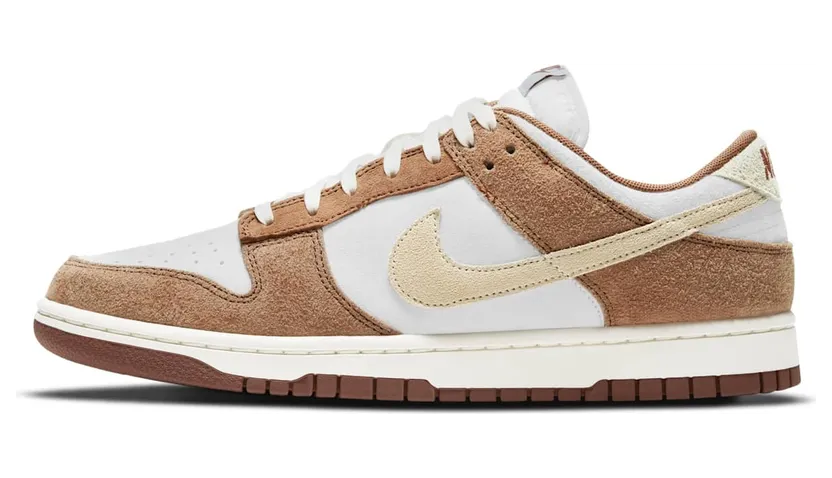 Nike Dunk Low Medium Curry: raues Wildleder in drei warmen Tönen
