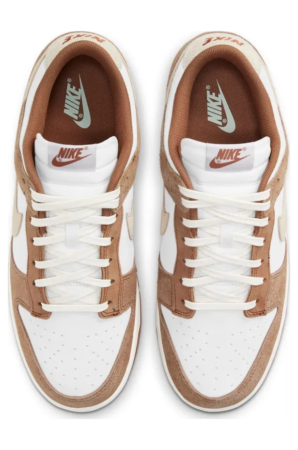 Nike Dunk Low Medium Curry: raues Wildleder in drei warmen Tönen (4)