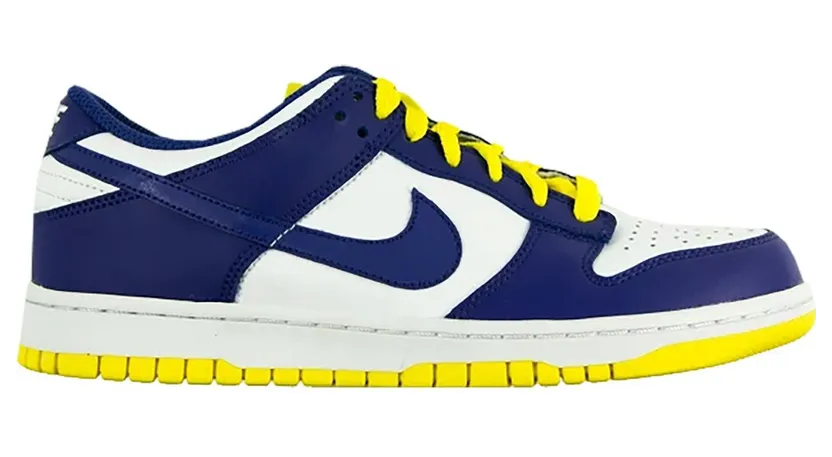 Nike Dunk Low White Wicked Purple Vibrant Yellow (W)