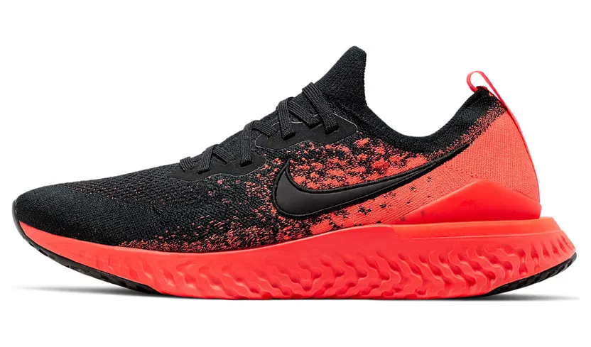 Nike Epic React Flyknit 2 Black Bright Crimson Infrared (BQ8928-008)