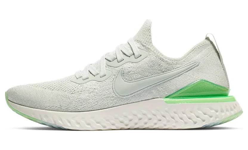 Nike Epic React Flyknit 2 Light Silver Lime Blast (W)