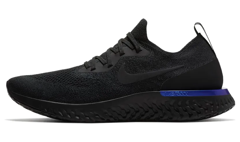 Nike Epic React Flyknit Black Racer Blue (AQ0067-004)