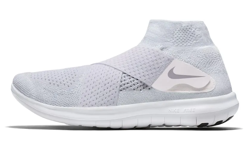 Nike Free RN Motion Flyknit Triple White (880845-100)