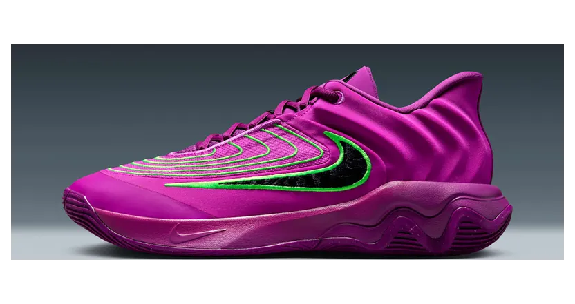 Nike Giannis Immortality 4 Hyper Violet Green Strike Bold Berry Black (FQ3680-501)