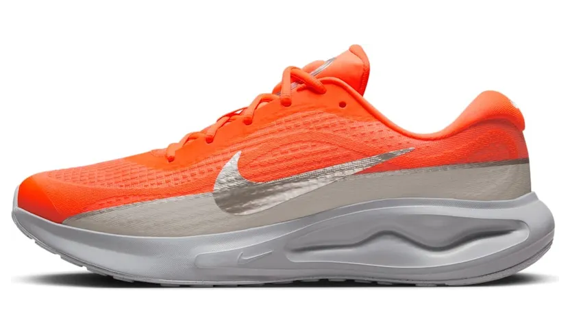 Nike Journey Run Premium Hyper Crimson Wolf Grey Safety Orange Metallic Silver (HQ2936-800)