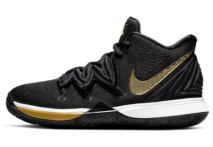 Nike Kyrie 5 Black Metallic Gold (GS)