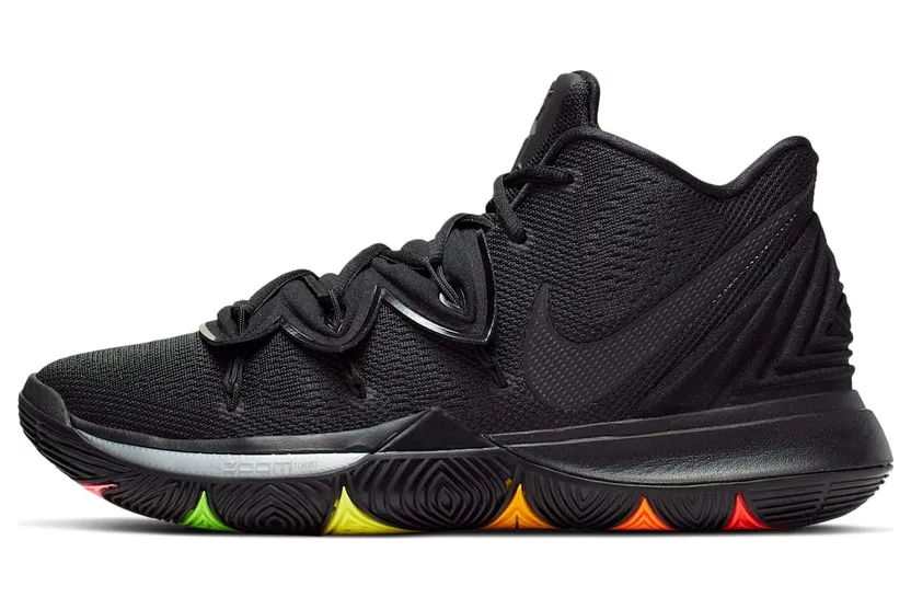 Nike Kyrie 5 Black Rainbow Soles