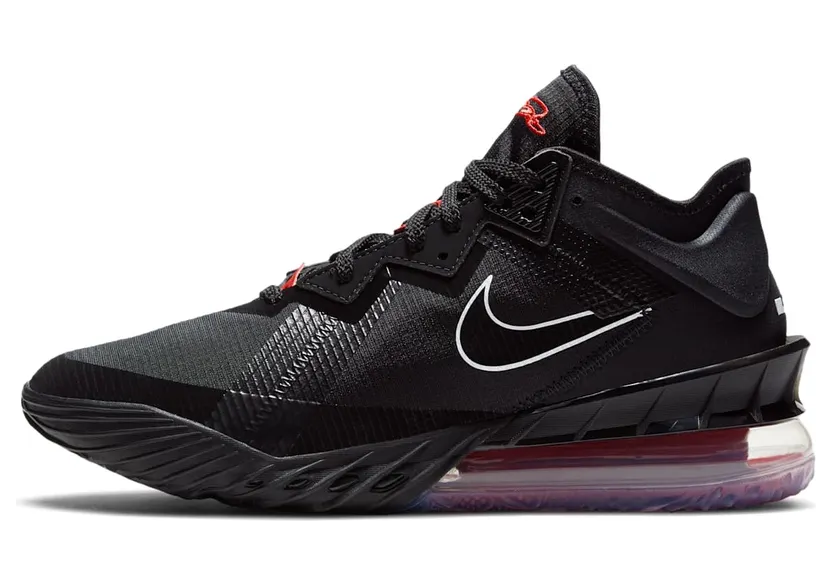 Nike Lebron 18 Low Black Red