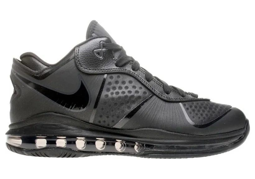 Nike LeBron 8 Low Triple Black (456849-001)