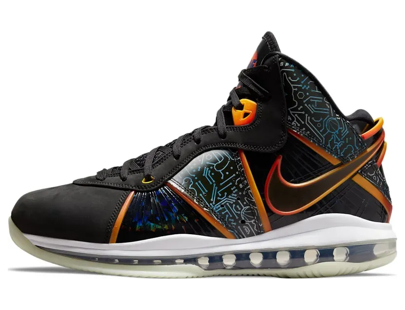 Nike LeBron 8 Space Jam (2021) – “Black / Black-white-multi-color” (DB1732-001)