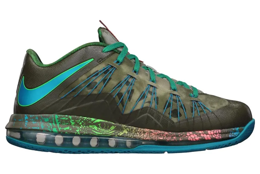 Nike LeBron X Low Reptile (579765-301)