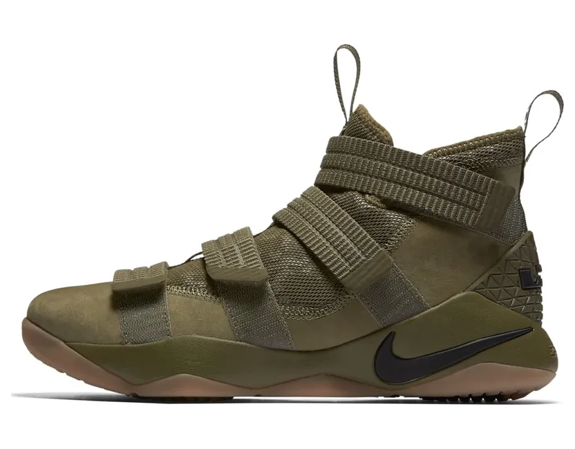 Nike LeBron Zoom Soldier 11 Olive Camo (897646-200)