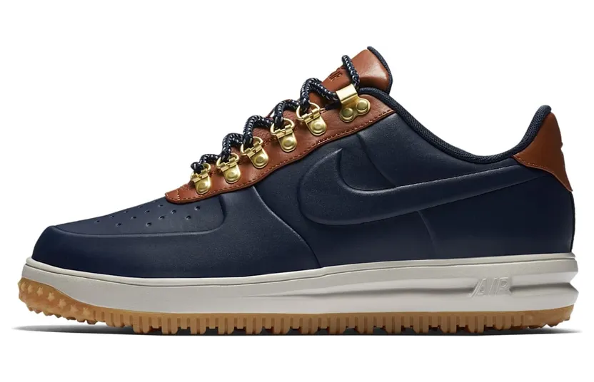 Nike Lunar Force 1 Duckboot Low Obsidian Saddle Brown (AA1125-400)