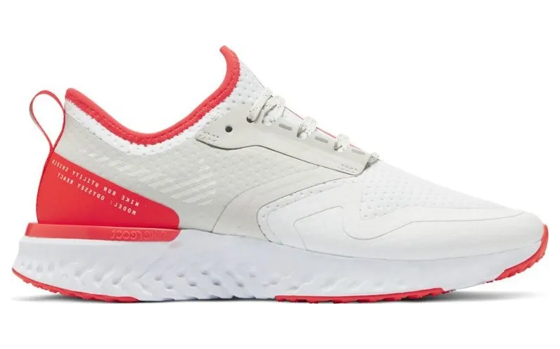 Nike Odyssey React 2 Shield White Laser Crimson (BQ1672-100)