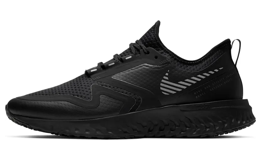 Nike Odyssey React Shield 2 ‘Black’ Black/Metallic Silver/Black (BQ1671-001)