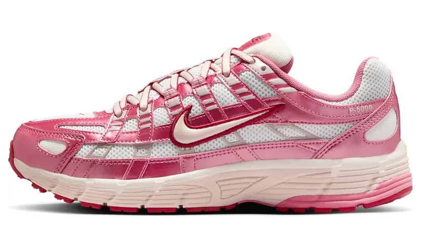 Nike P-6000 “White Silt Red Peony” (IO3496-100)
