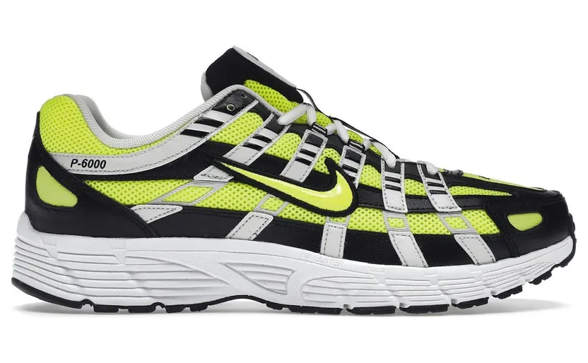 Nike P-6000 Black / Lemon Venom / Platinum Tint / White (CD6404-007)