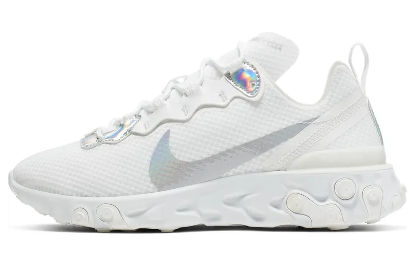 Nike React Element 55 ‘White Iridescent’ (2019) (CN0147-100)