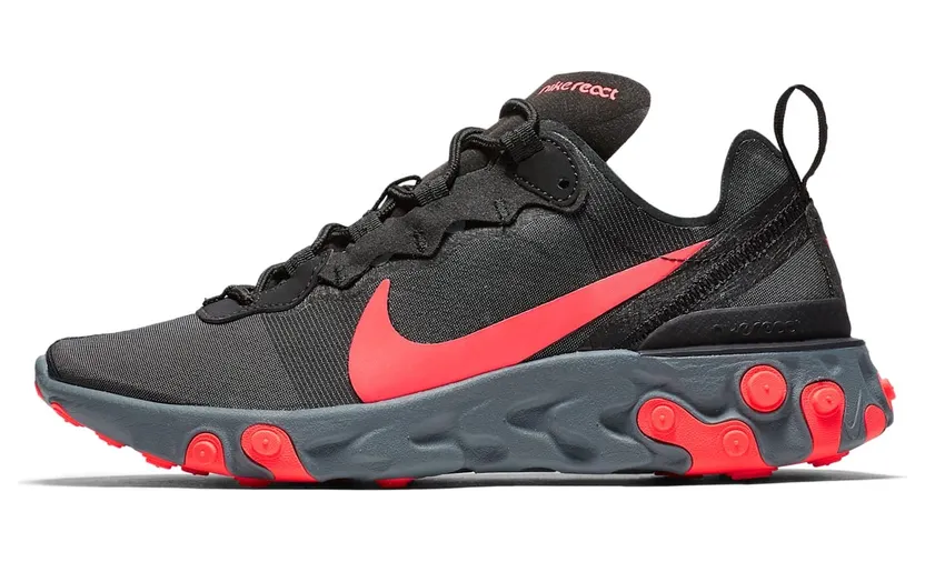 Nike React Element 55 Black Solar Red (W)