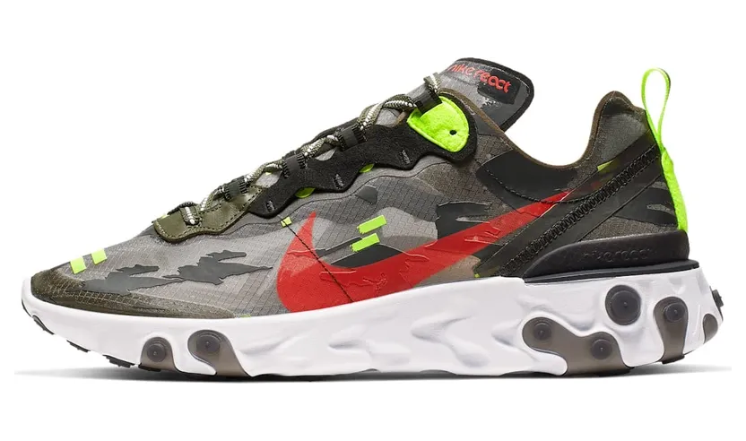 Nike React Element 87 Olive Camo (2019) (CJ4988-200)
