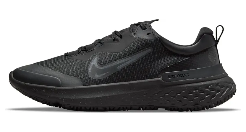 Nike React Miler 2 Shield wetterfester Straßenlaufschuh für Schwarz (DC4064-002)