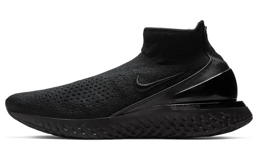 Nike Rise React Flyknit Triple Black (AV5554-003)