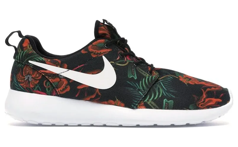 Nike Roshe Run Floral Print Total Orange (655206-810)