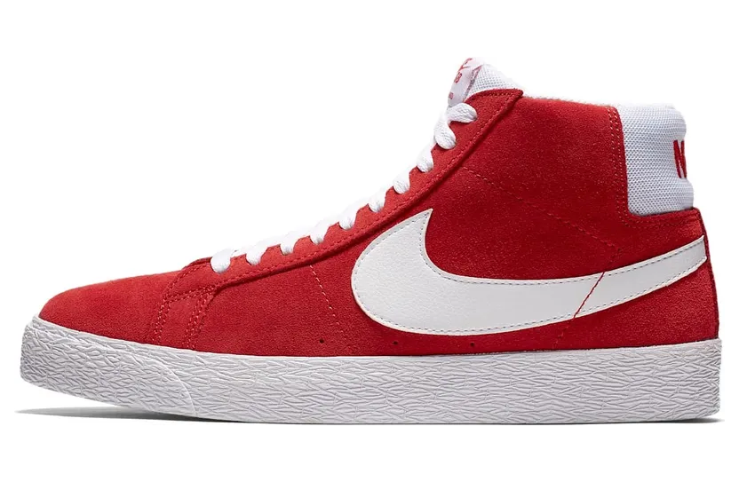Nike SB Blazer Mid Red Suede (2017)