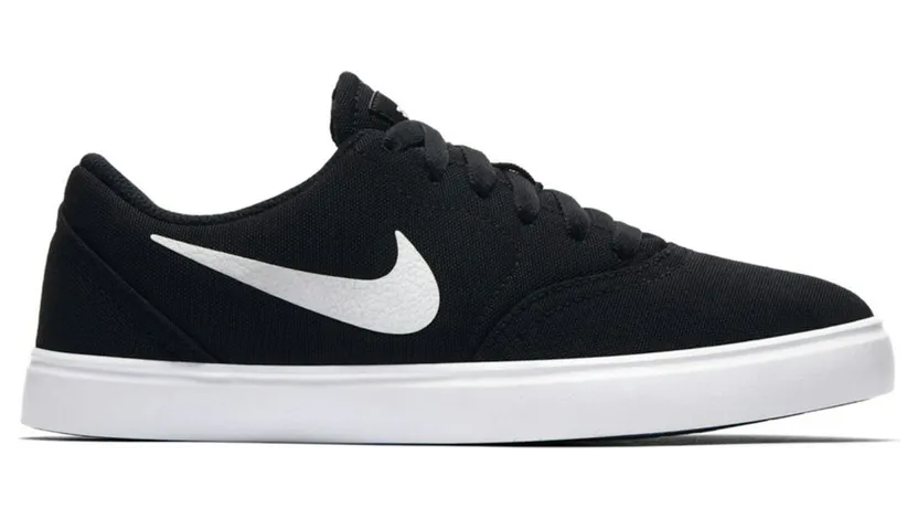 Nike SB Check Canvas Skate Shoe kids – Black