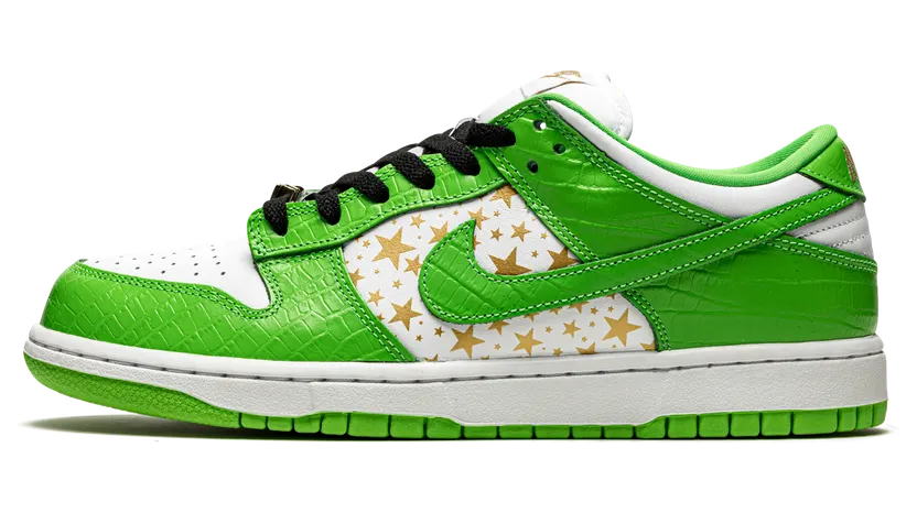 Nike SB Dunk Low Supreme Stars Mean Green (2021)