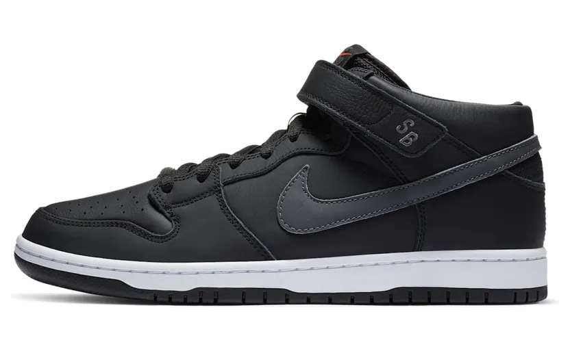 Nike SB Dunk Mid ISO Orange Label Black Dark Grey (2020) (CV4283-001)