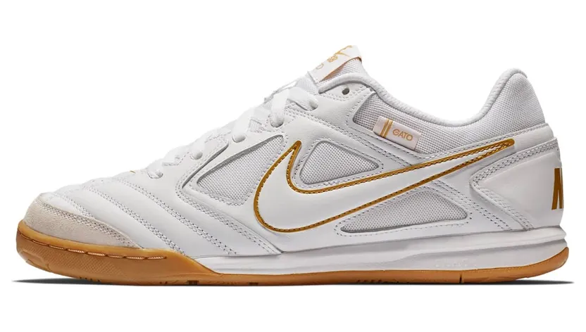 Nike SB Gato White Metallic Gold (AT4607-100)