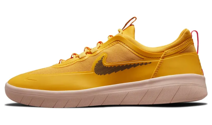 Nike SB Nyjah Free 2 Skateboardschuh – Gelb Gelb (CU9220-700)