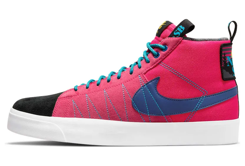 Nike SB Zoom Blazer Mid Premium Skateboardschuh – Pink Pink (DC8903-600)