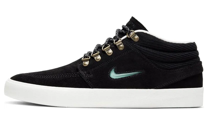 Nike SB Zoom Stefan Janoski Mid Premium Skateboardschuh – Schwarz Schwarz (CZ0451-001)