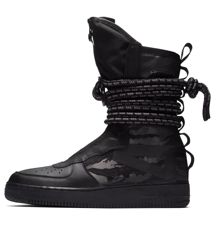 Nike SF Air Force 1 High Black Dark Grey (AA1128-002)