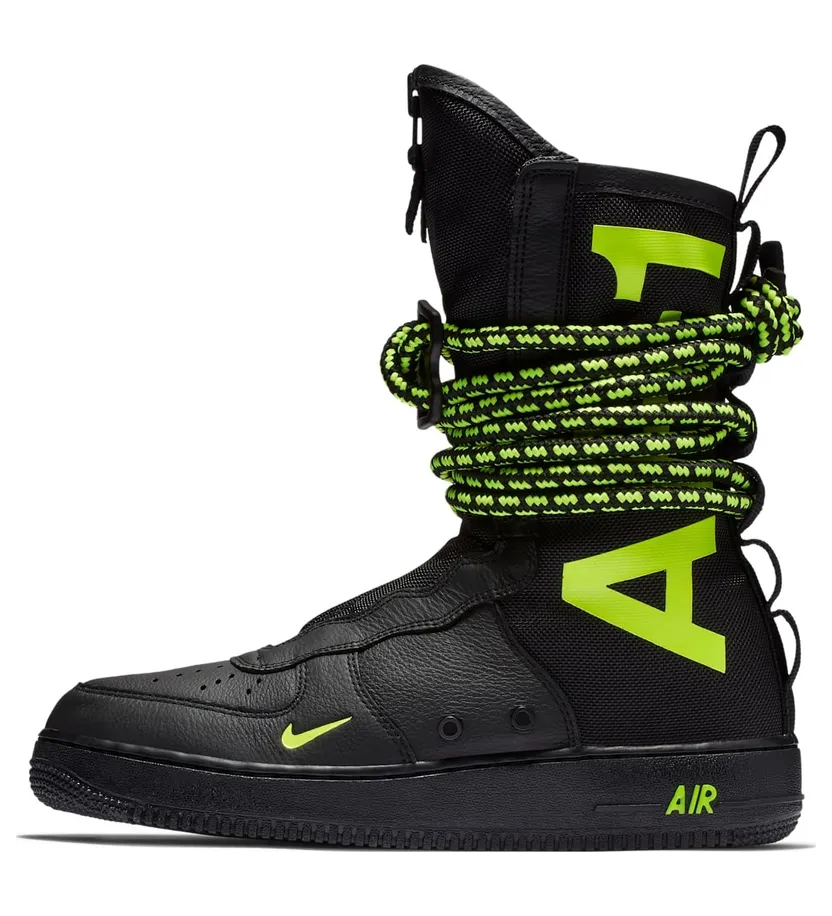 Nike SF Air Force 1 High Black Volt (AA1128-003)