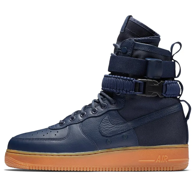 Nike SF Air Force 1 High Navy Gum (864024-400)