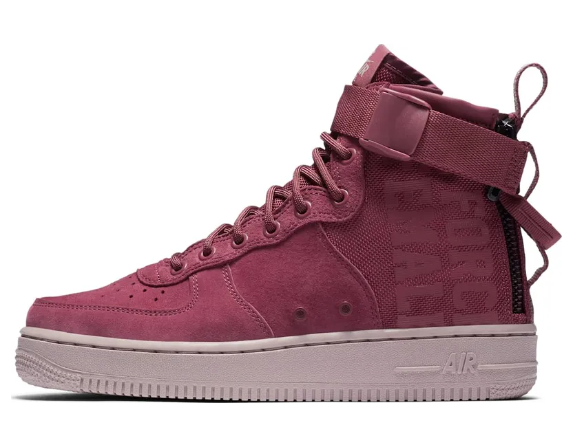 Nike SF Air Force 1 Mid Force Is Female Vintage Wine (W)